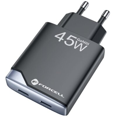 Ładowarka sieciowa FORCELL F-Energy Ultra Slim 45W Czarny
