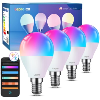 Inteligenta żarówka LEPRO BP1 AI Smart Bulb 4.9 W E14 (4 szt.)