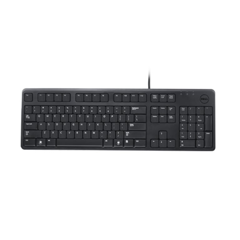 Dell Wyse KB212-B klawiatura Uniwersalne USB QWERTY Rosyjski Czarny H7995