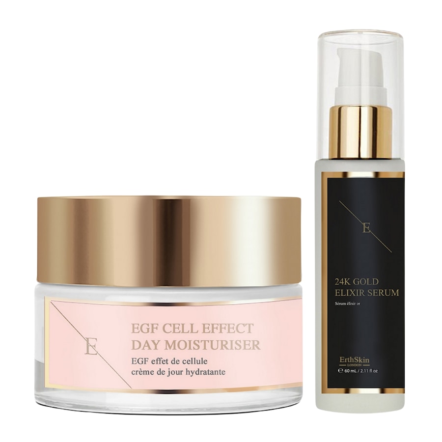 ErthSkin London Duet mocy 24K Gold & EGF Serum przeciwzmarszczkowe 1 ct Damski