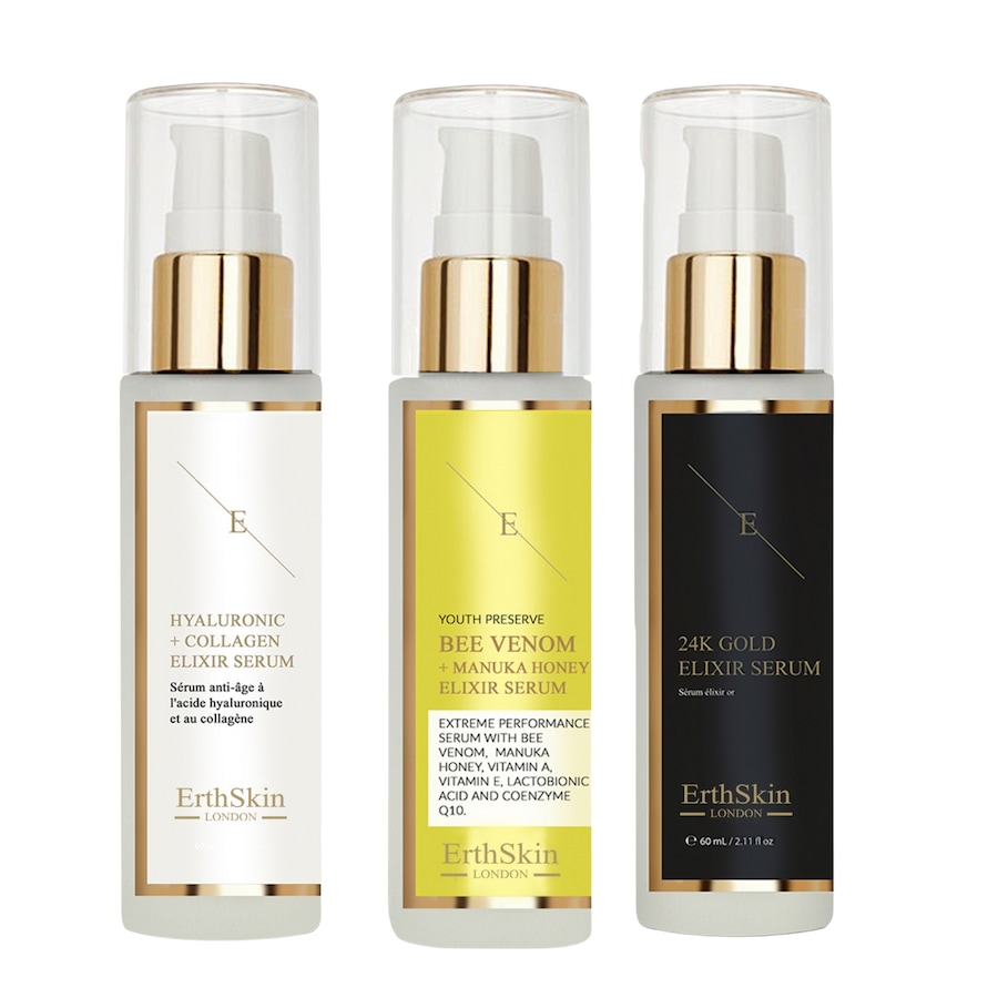 ErthSkin London Pszczoły + Kolagen + Trio 24K Serum przeciwzmarszczkowe 1 ct Damski