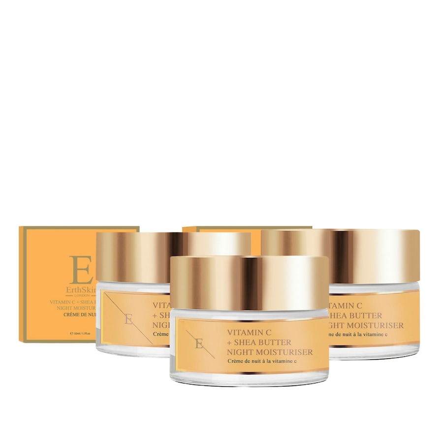 ErthSkin London Rozjaśniające trio z witaminą C Kremy na noc 150 ml Damski