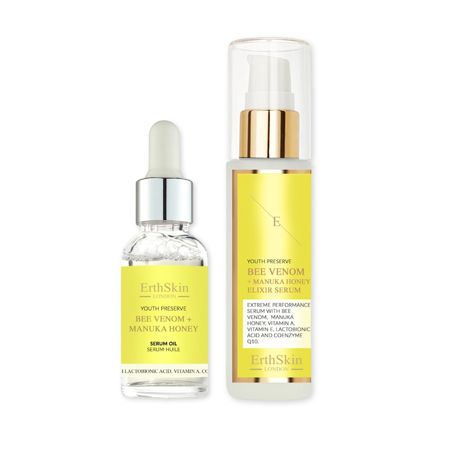 ErthSkin London Zestaw serum pszczele + olejek Serum z witaminą c 1 ct Damski