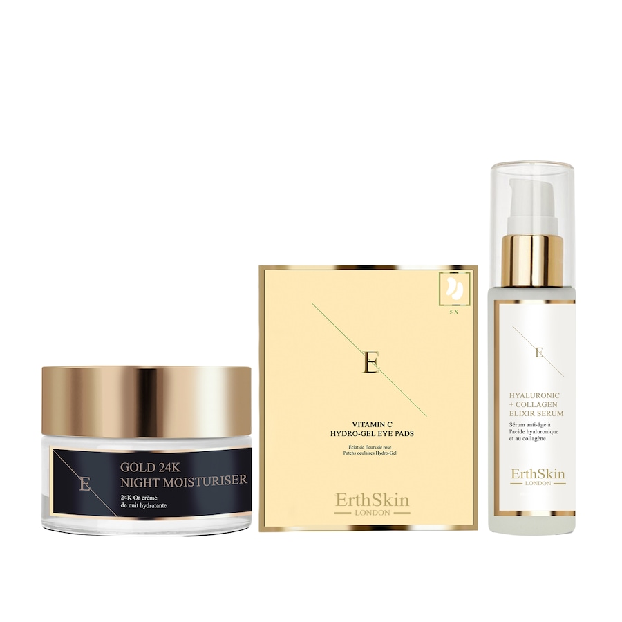 ErthSkin London Zestaw 24K Night + Eye Radiation Zestawy do pielęgnacji twarzy 1 ct Damski