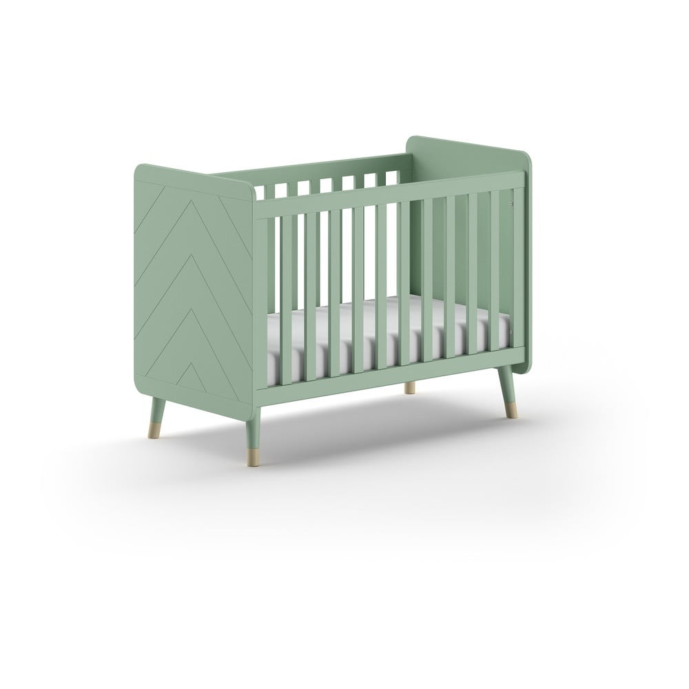 Morskie łóżeczko z litego drewna sosnowego 60x120 cm BILLY – Vipack