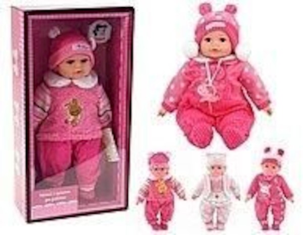 Lalka bobas 35cm z polskim dźwiekiem MIX