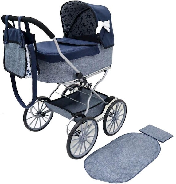 Wózek dla lalek Classic niebieski