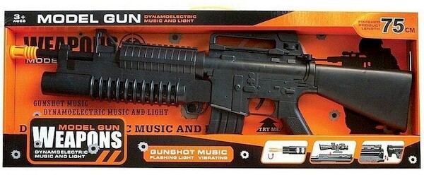 Karabin na baterie 8 dźwięków