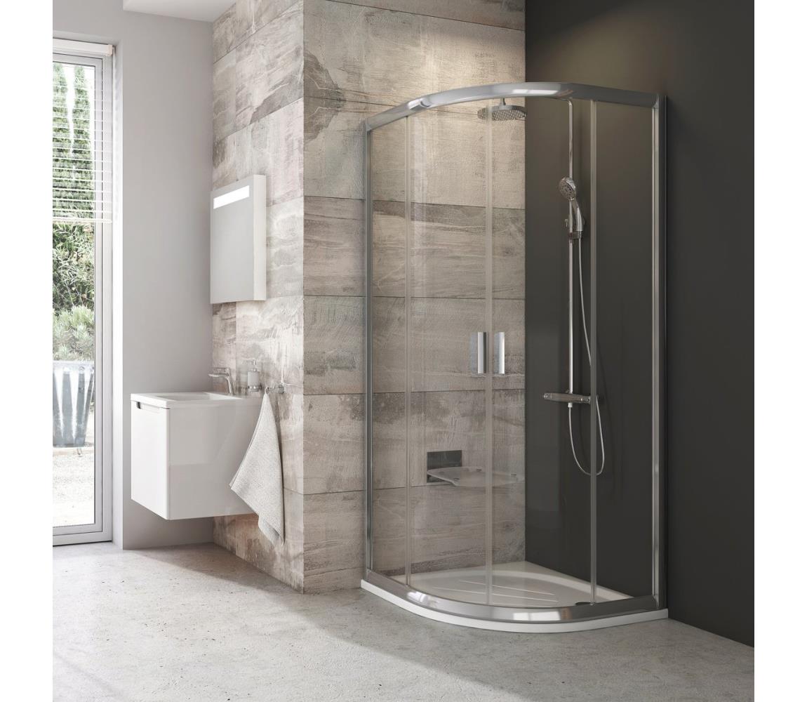 Ravak 3B240C00Z1B-Kabina prysznicowa czteroczęściowa półokrągła BLIX 80x80cm chrom błyszczący