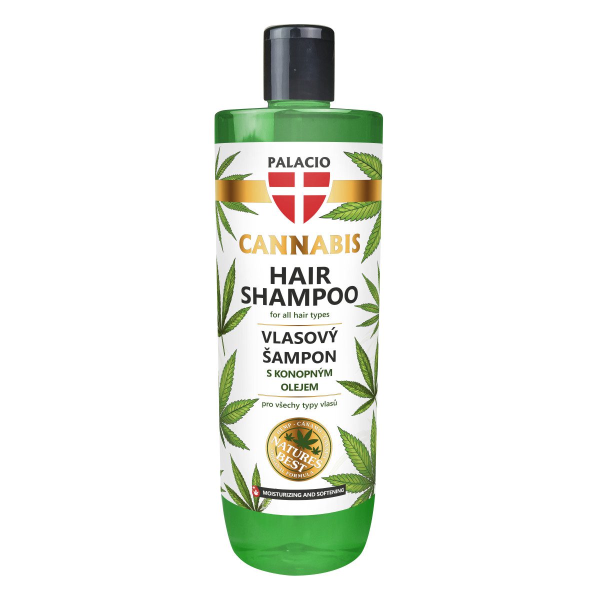 PALACIO Szampon do włosów delikatnych z konopi 500ml