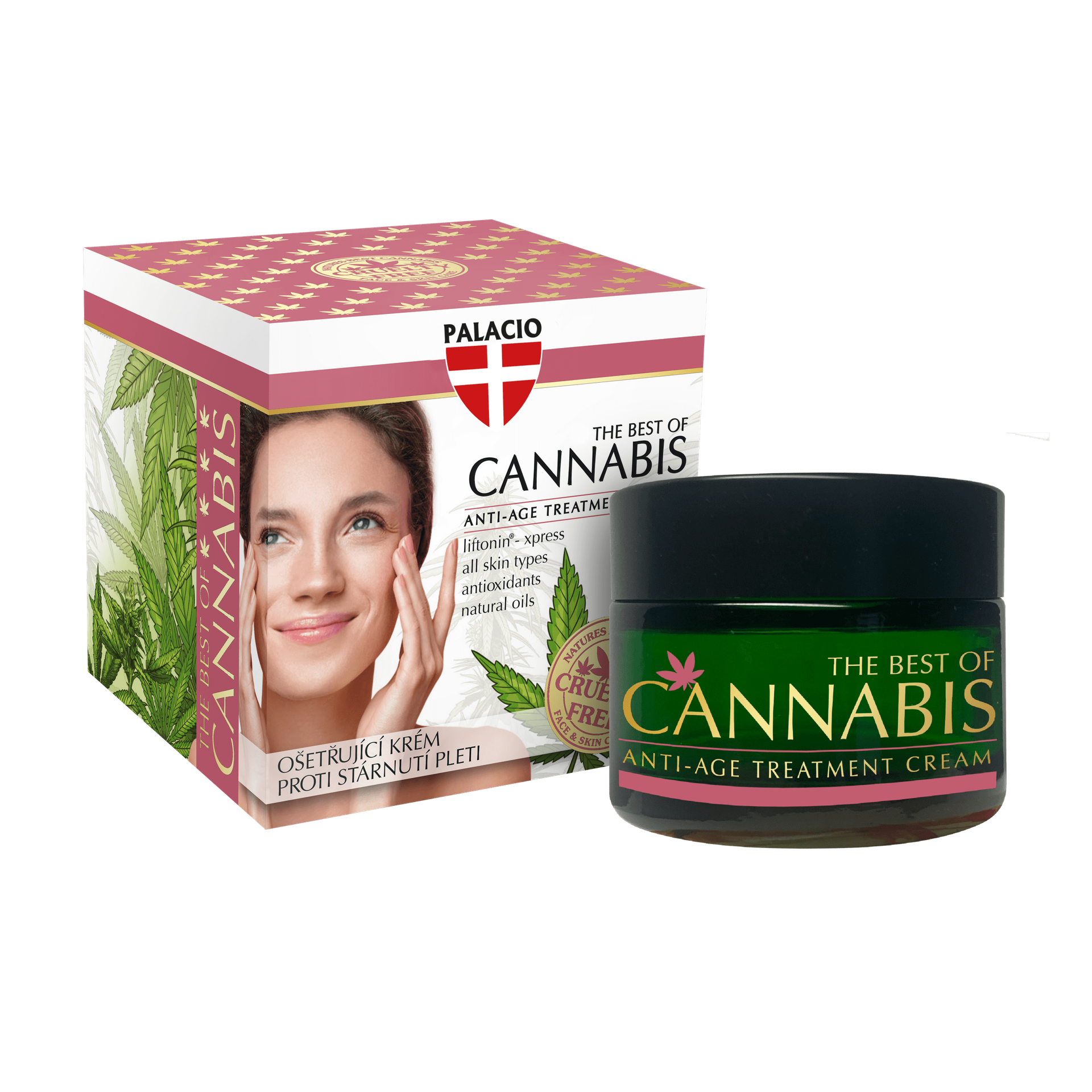 PALACIO Krem przeciwstarzeniowy z konopi 50ml