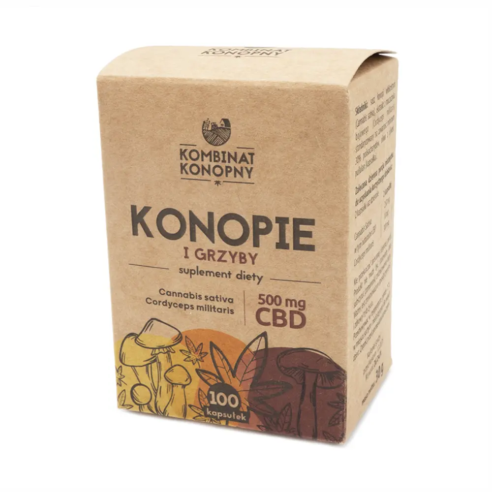 Konopie i grzyby 500 mg CBD 30 g