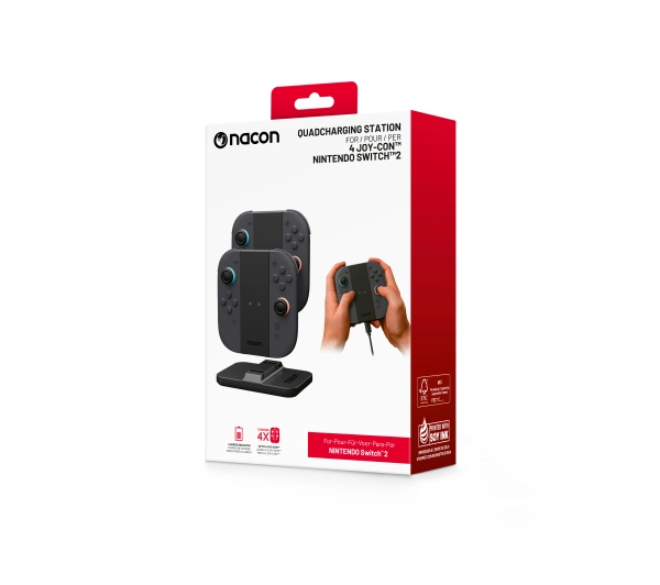 Nacon Quad Charging Station do Joy-Conów od Nintendo Switch 2