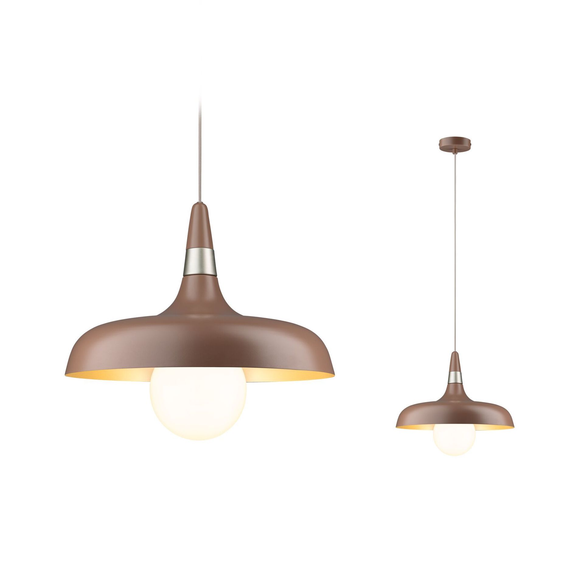 Lampa wisząca Neordic JUNA E27 342mm E27 - nugat/złoty