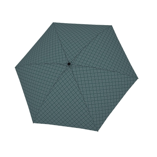 Parasol damski Doppler Fiber Havanna Calm Petrol manualny składany