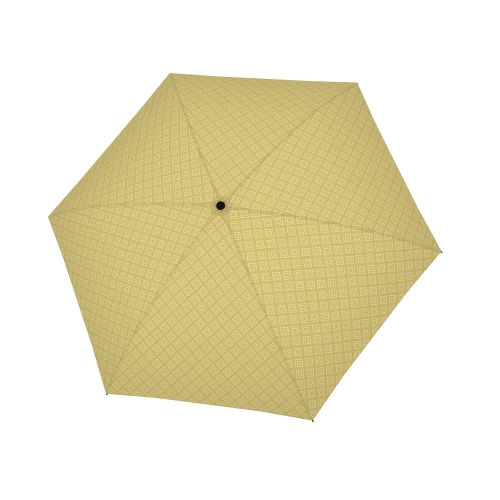 Parasol damski Doppler Fiber Havanna Calm Yellow manualny składany