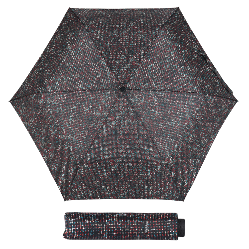 Parasol damski Doppler Fiber Havanna Spotlight Black manualny składany