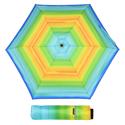 Parasol damski Doppler Fiber Havanna Happy Green manualny składany