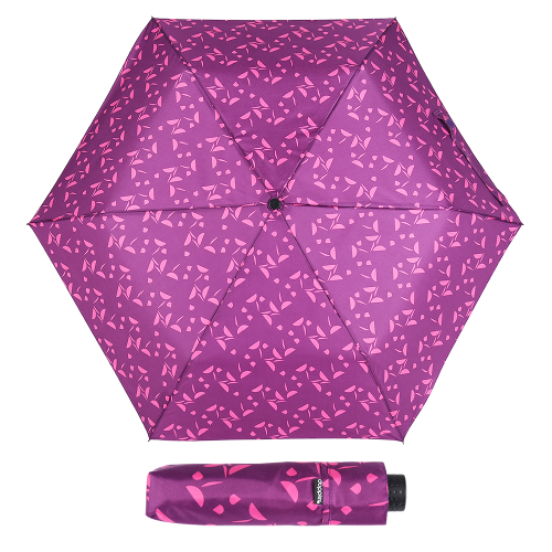 Parasol damski Doppler Fiber Havanna Joy Red manualny składany