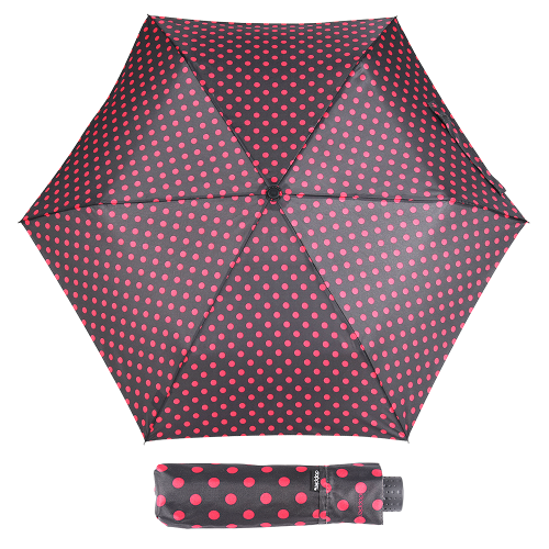 Parasol damski Doppler Fiber Havanna Powerfull Pink manualny składany