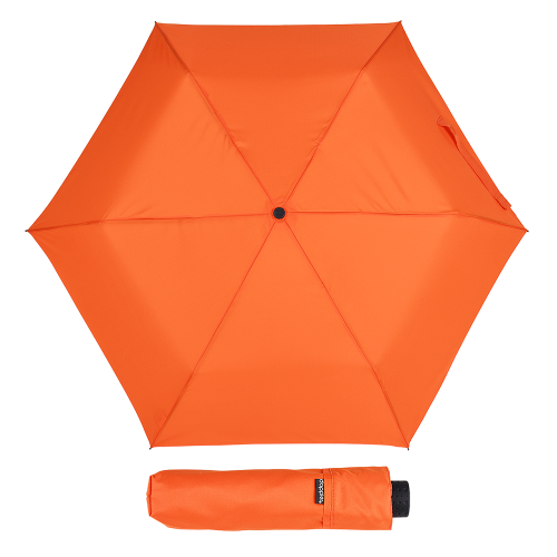 Parasol damski Doppler Fiber Havanna Uni Vibrant Orange manualny składany