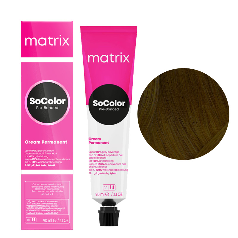Matrix SoColor, farba do włosów z technologią Pre-Bonded, 3N, 90ml