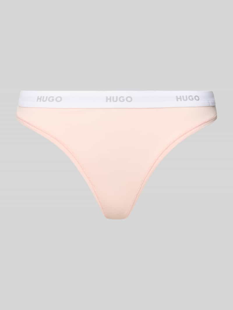 Stringi z mieszanki bawełny model ‘HUGO ID THONG’