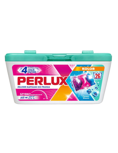 Perlux Żelowe kapsułki do prania, kolor, 26 szt.