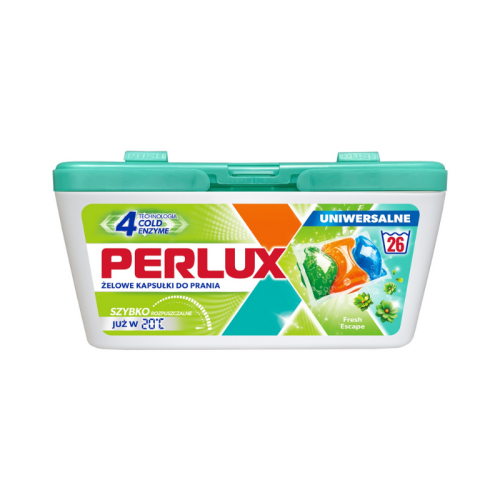 Perlux Żelowe kapsułki do prania, uniwersalne, 26 szt.