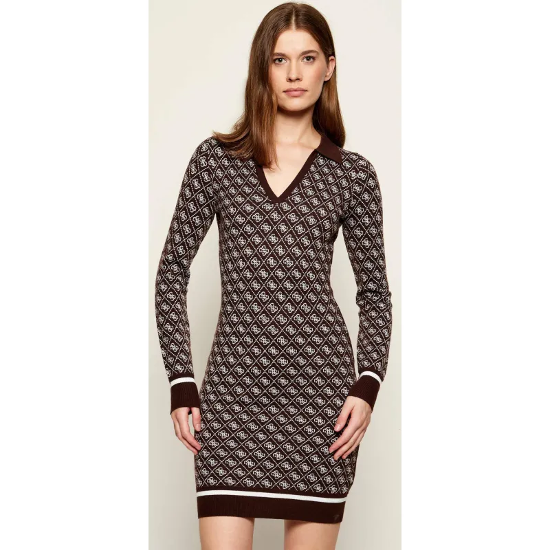 GUESS Sukienka AUBREY | z dodatkiem wełny