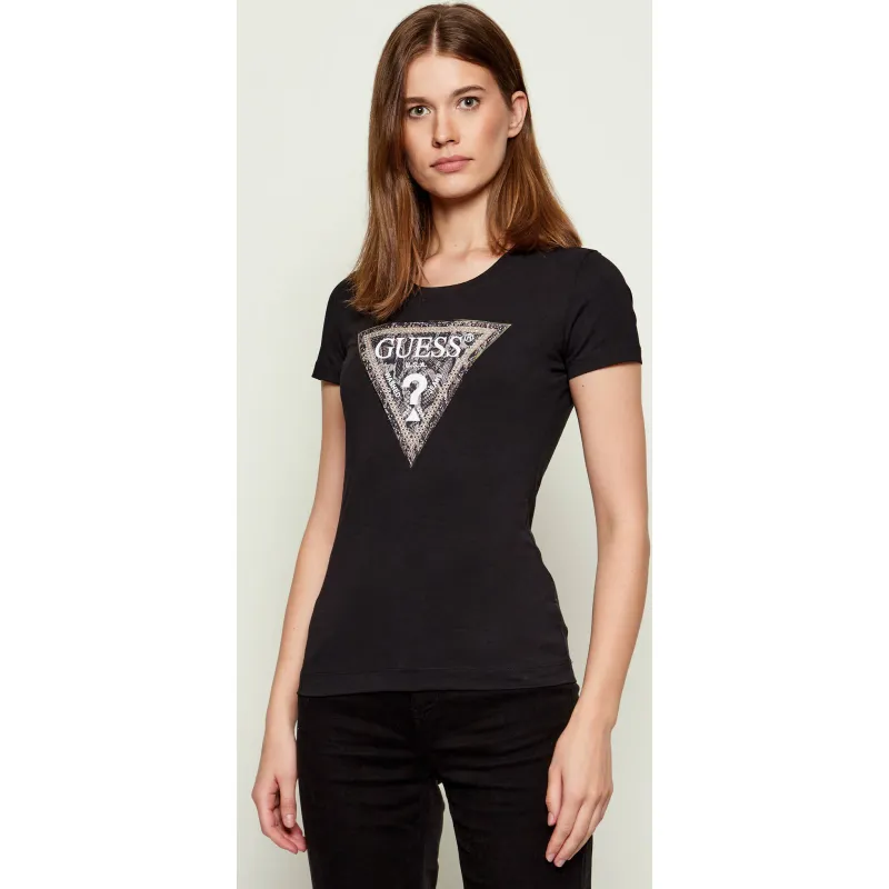 GUESS T-shirt TRIANGLE PYTHON | Slim Fit