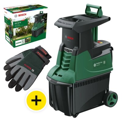 Bosch Rozdrabniacz do gałęzi elektryczny AXT 25 TC + AKCESORIA 060080330D