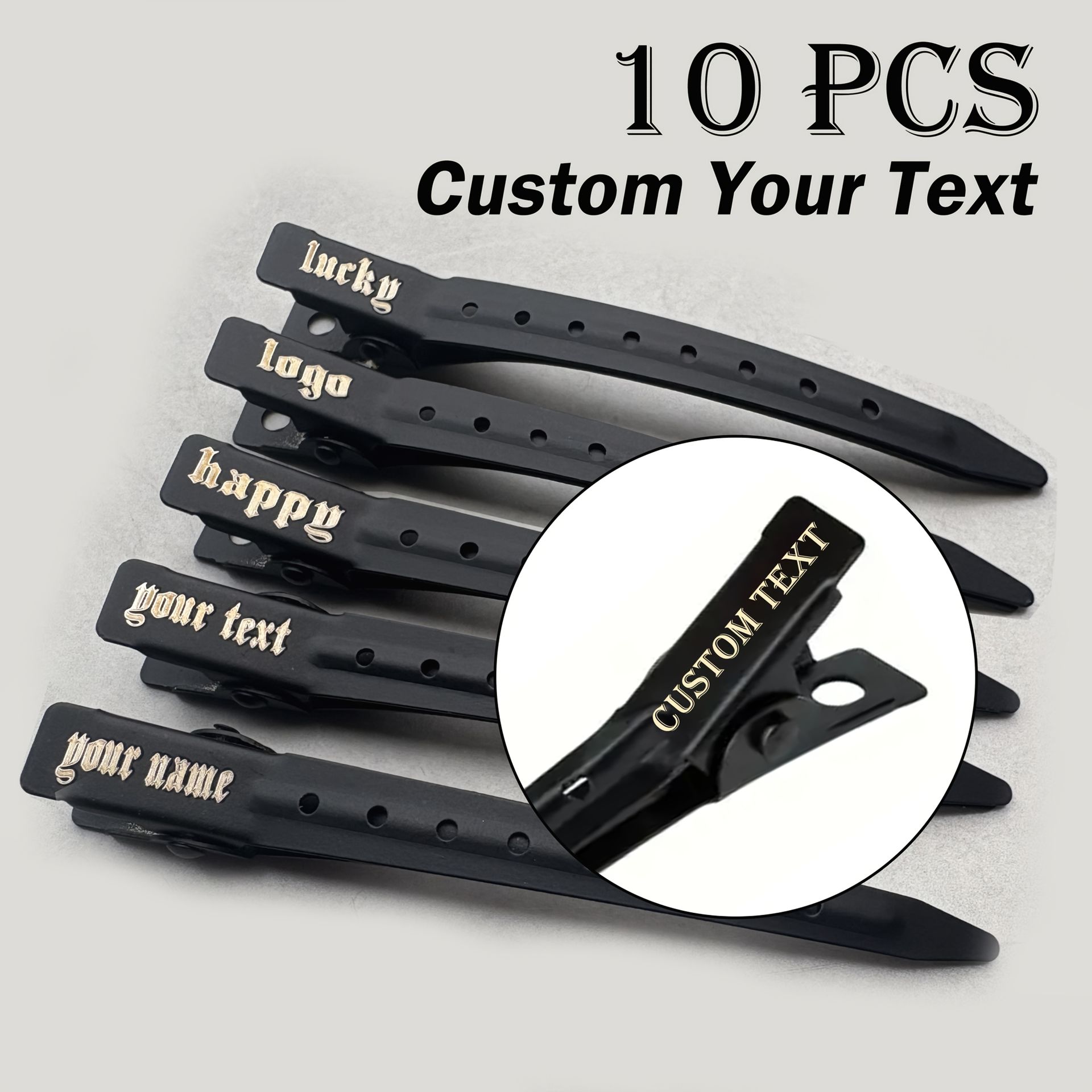 TEMU 10 szt. Spersonalizowane Grawerowane Klipsy Kaczki 8.9cm ze Stali Nierdzewnej z Otworami (Wysokiej Jakości Surowy Materiał) Można Grawerować