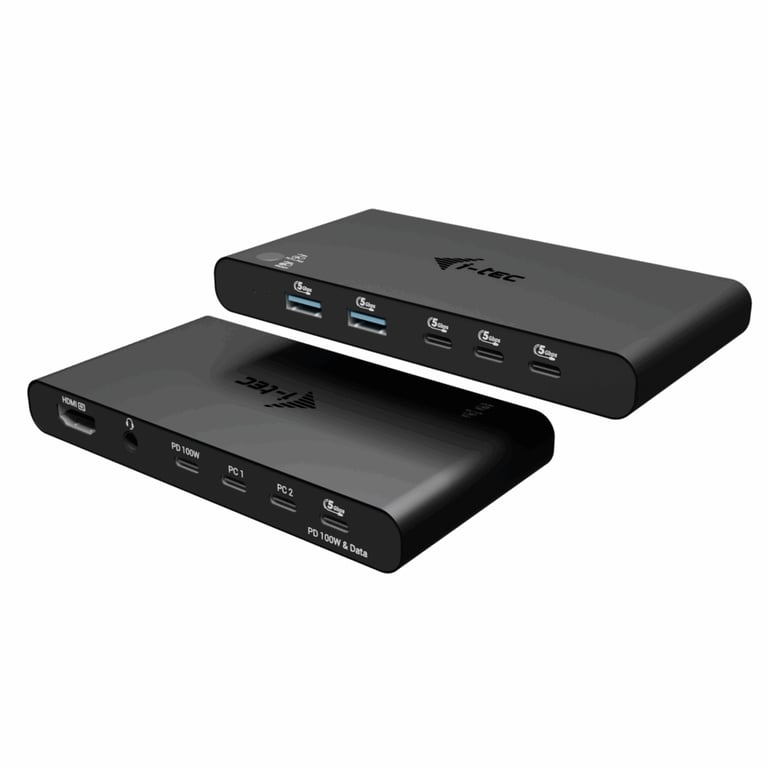 i-tec C31KVMHDMIDOCKPD stacja dokująca Przewodowa USB 3.2 Gen 1 (3.1 Gen 1) Type-C Czarny