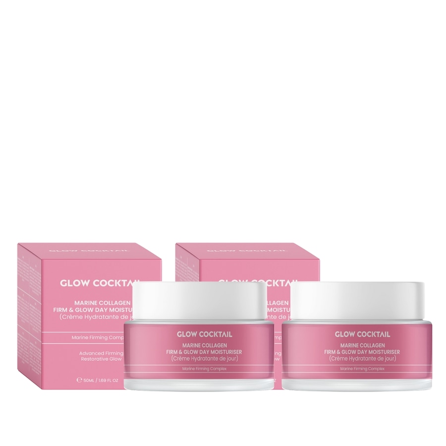 Glow Cocktail Duet kremów na dzień Collagen Glow Kremy przeciwzmarszczkowe 100 ml Damski