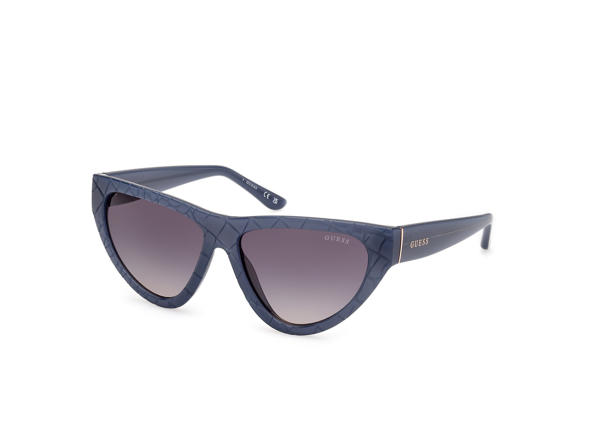 Okulary GUESS GU00151-5784B. Okulary przeciwsłoneczne, Kolor niebieski. Kobieta.