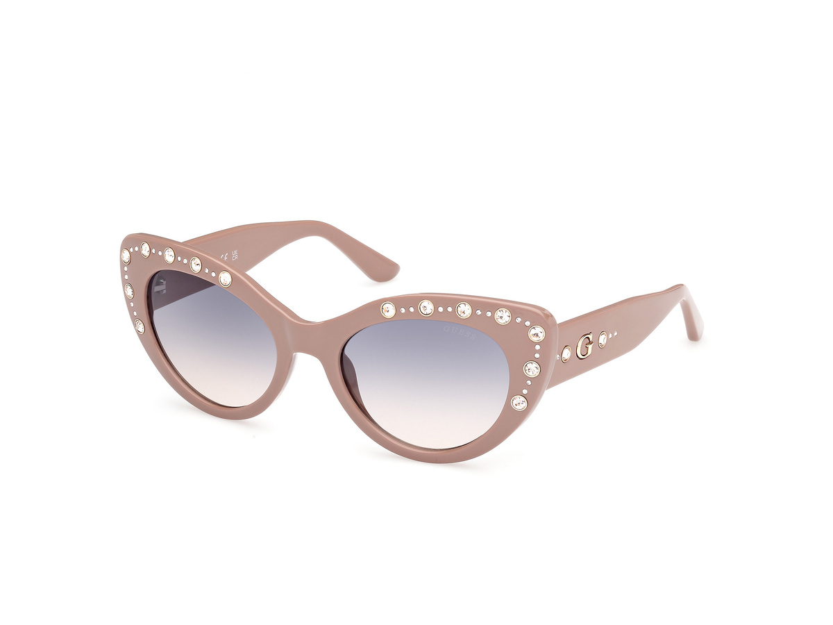 Okulary GUESS GU00163-5457W. Okulary przeciwsłoneczne, Kolor beżowy. Kobieta.