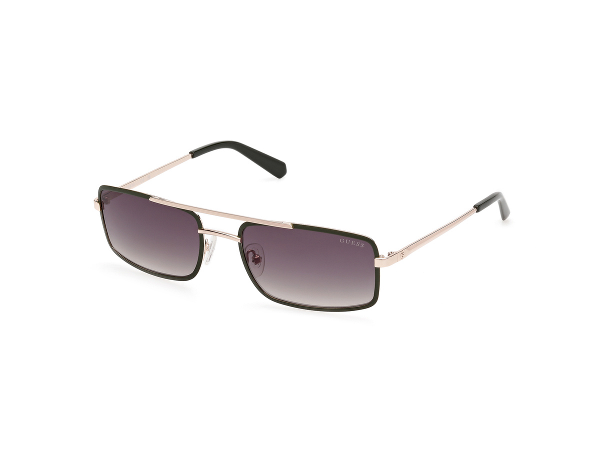 Okulary GUESS GU00168-5897P. Okulary przeciwsłoneczne, Kolor zielony. Mężczyzna.