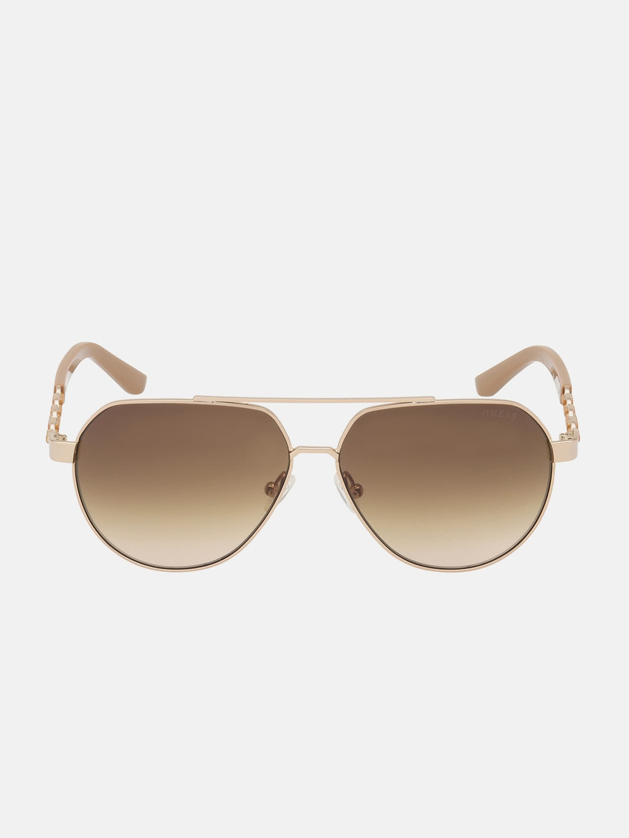 Okulary GUESS GF00033-5932E. Okulary przeciwsłoneczne, Kolor złoty. Kobieta.