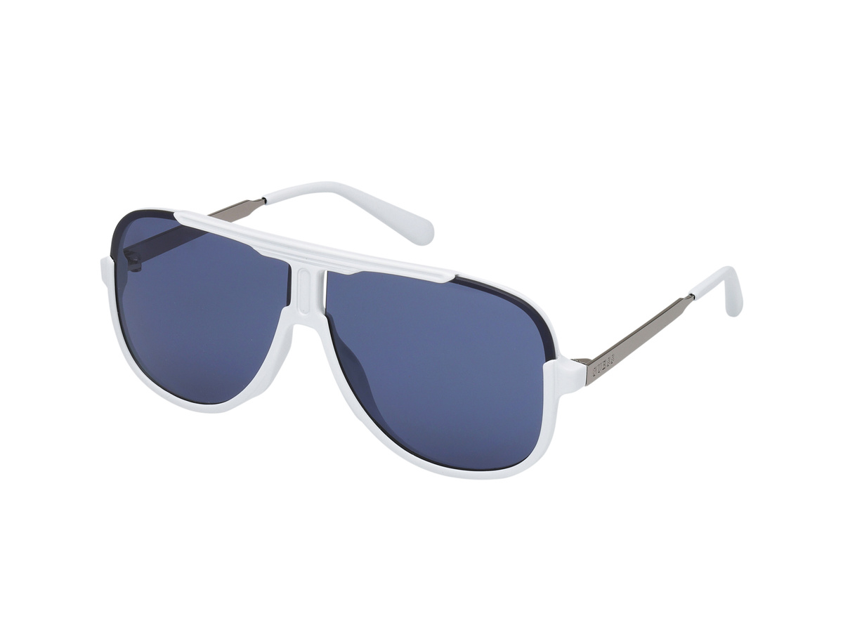 Okulary GUESS GO00060-6421V. Okulary przeciwsłoneczne, Kolor biały. Mężczyzna.