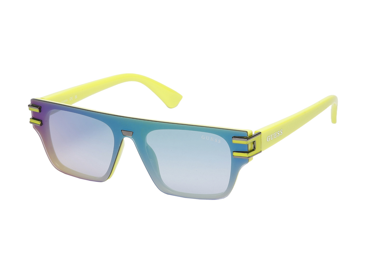 Okulary GUESS GO00061-0093P. Okulary przeciwsłoneczne, Kolor zielony. Mężczyzna.