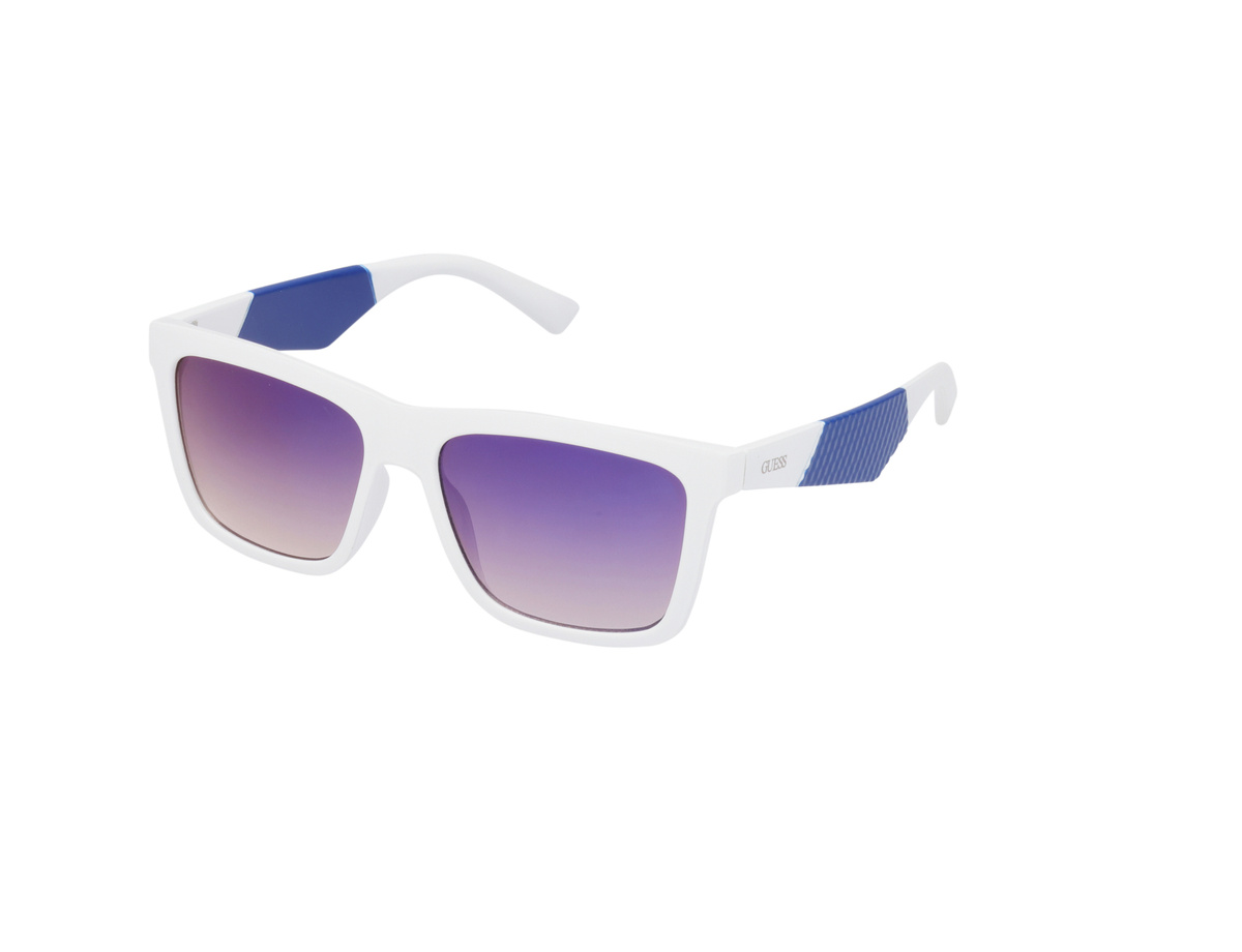 Okulary GUESS GO00067-5621C. Okulary przeciwsłoneczne, Kolor biały. Mężczyzna.
