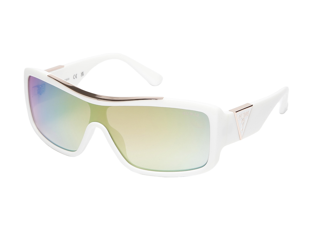 Okulary GUESS GO00035-0021U. Okulary przeciwsłoneczne, Kolor biały. Kobieta.