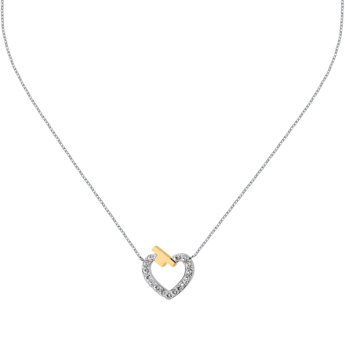Biżuteria TRUSSARDI TJAXC44. Naszyjnik, Kolor szary. Kobieta.
