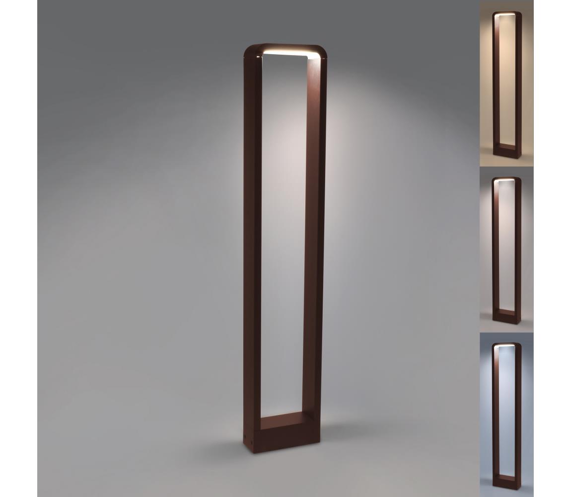 Brilagi - Lampa zewnętrzna LED BARI LED/7W/230V 3000/4000/6000K brązowa IP54 80 cm