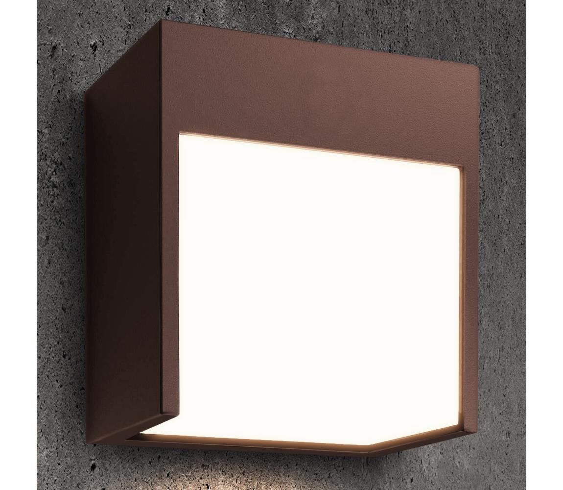 Brilagi - Zewnętrzny kinkiet LED TERNI LED/12W/230V brązowy IP44