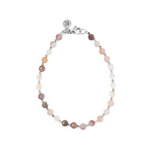 Bransoletka z kamieniami kobiecej intuicji - Wersja Srebrna