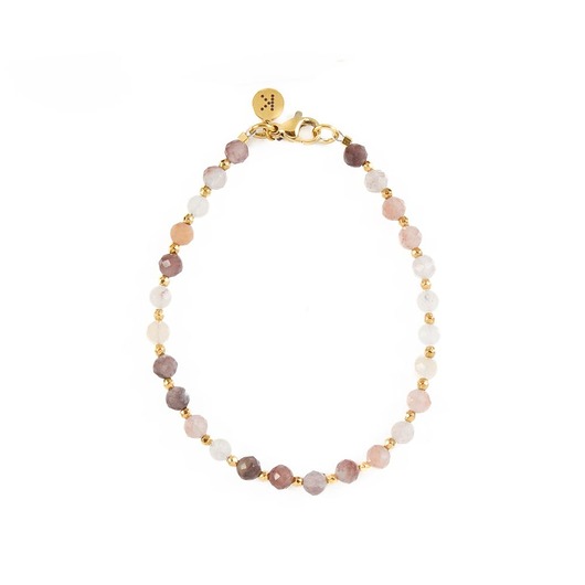 Bransoletka z kamieniami kobiecej intuicji - Wersja Złota