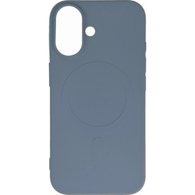 Etui HURTEL Liquid Silicone Case MagSafe do Apple iPhone 16 Jasnoszary