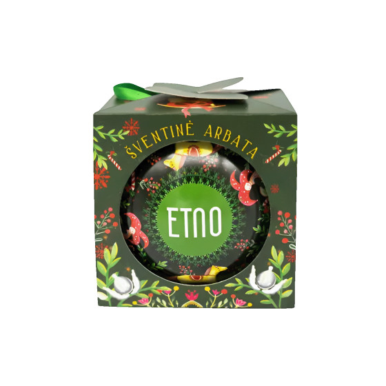 Bombka świąteczna z czarną herbatą ETNO, 60 g